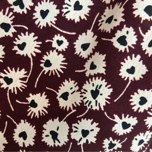 Topshop~Lightweight Floral Romper~Long Sleeve~Tie Neck/Cuffs~Open Back~Size 8 - Picture 5 of 10